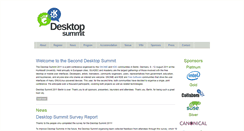 Desktop Screenshot of desktopsummit.org