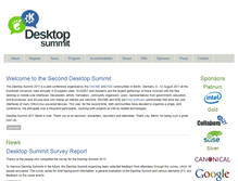 Tablet Screenshot of desktopsummit.org